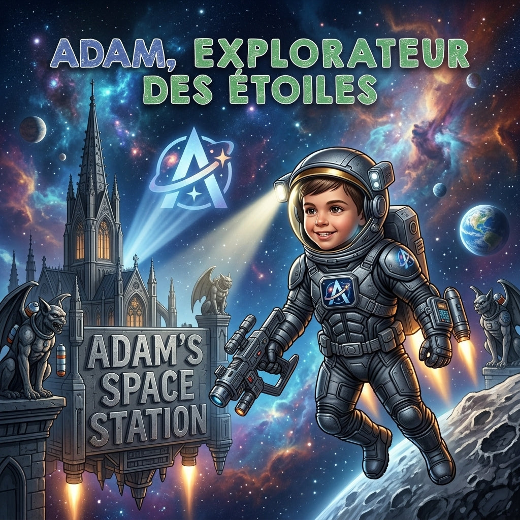 Couverture : Adam, explorateur des étoiles