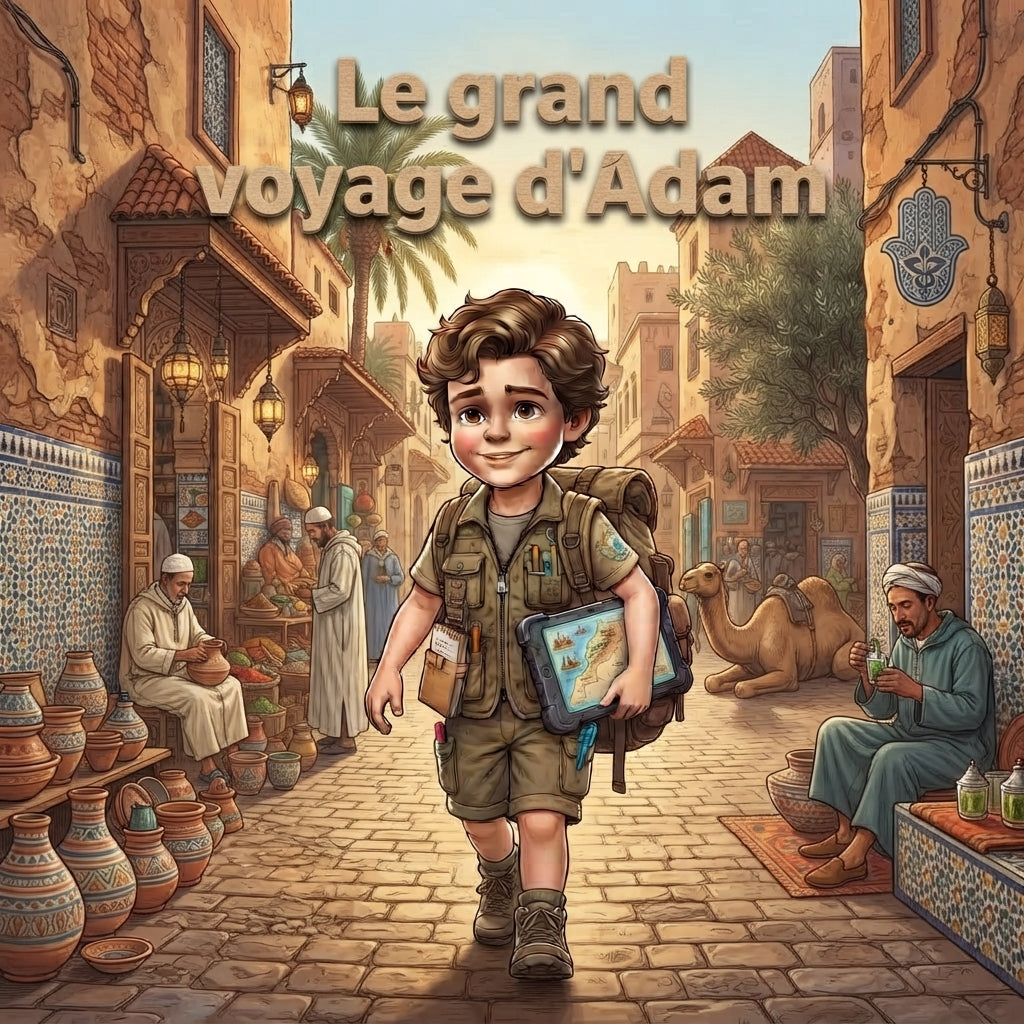 Couverture : Le grand voyage d'Adam
