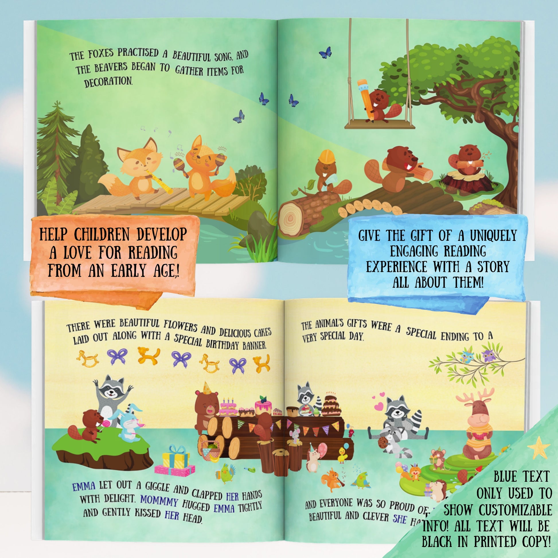 Personalized Second Birthday Book - Child's Second Birthday, Special Custom Kids Book Gift with Child Personalizations