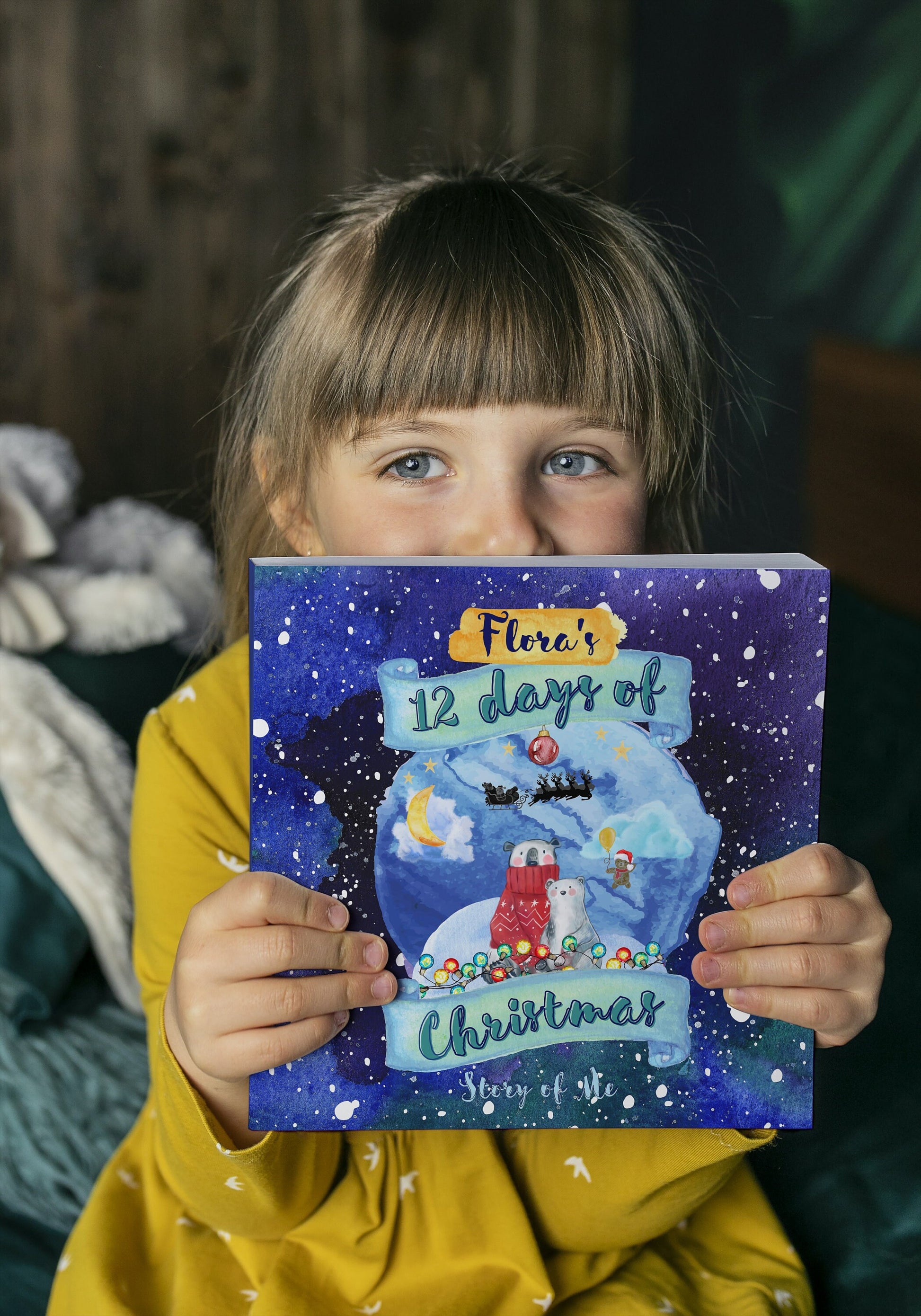 12 Days of Christmas Personalized Children’s Book - Custom Kids Christmas Book w/child’s name, great kids gift, toddler gift or baby gift