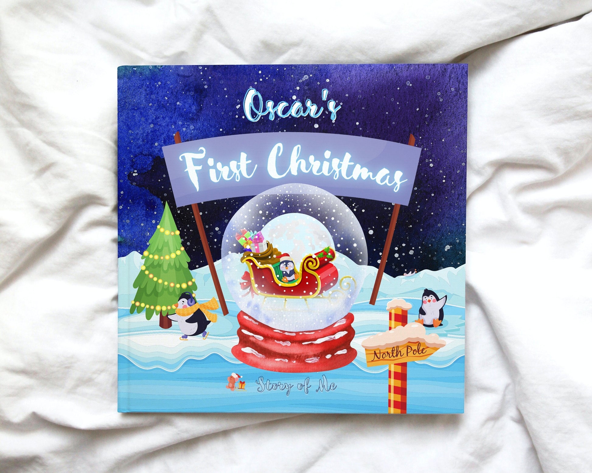 Personalized Book - My First Christmas - Custom Personalized Book w/child and family personalizations, great gift for first Christmas