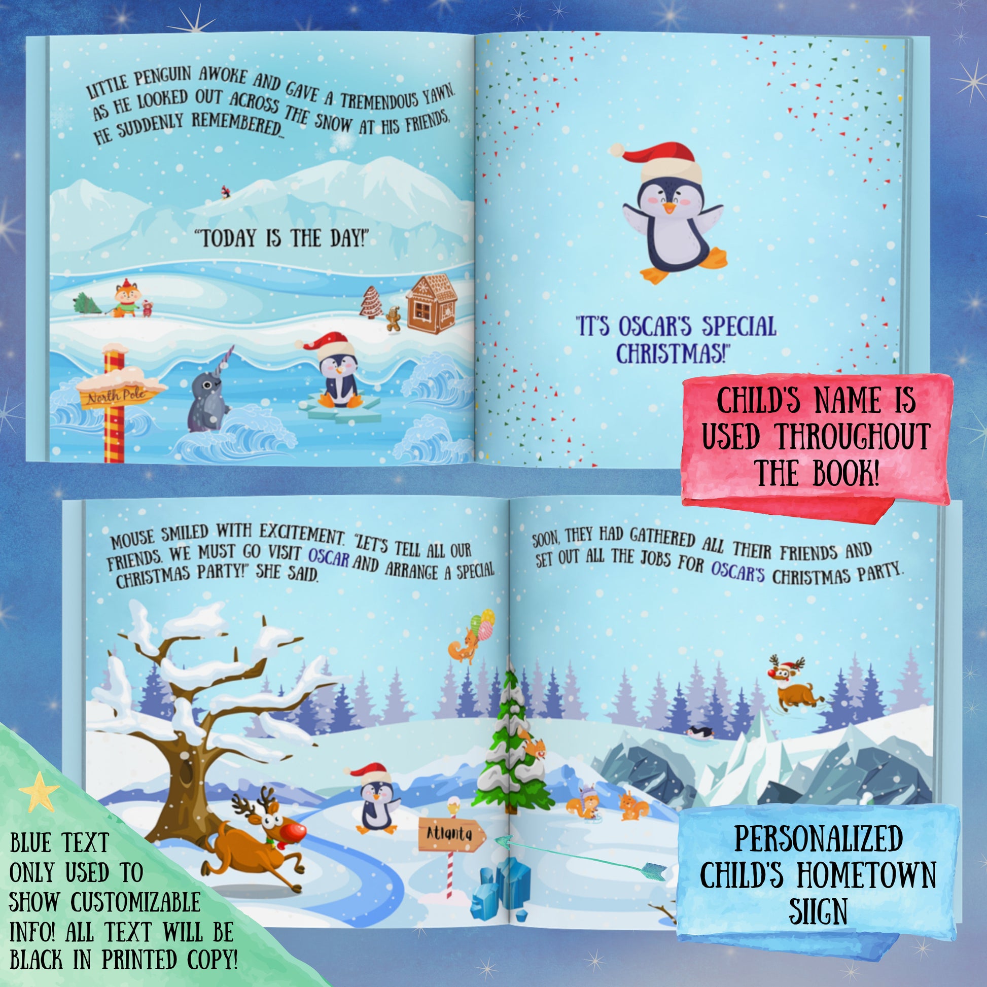 My Special Christmas - Personalized Christmas Gift Kids Book with Child’s Name