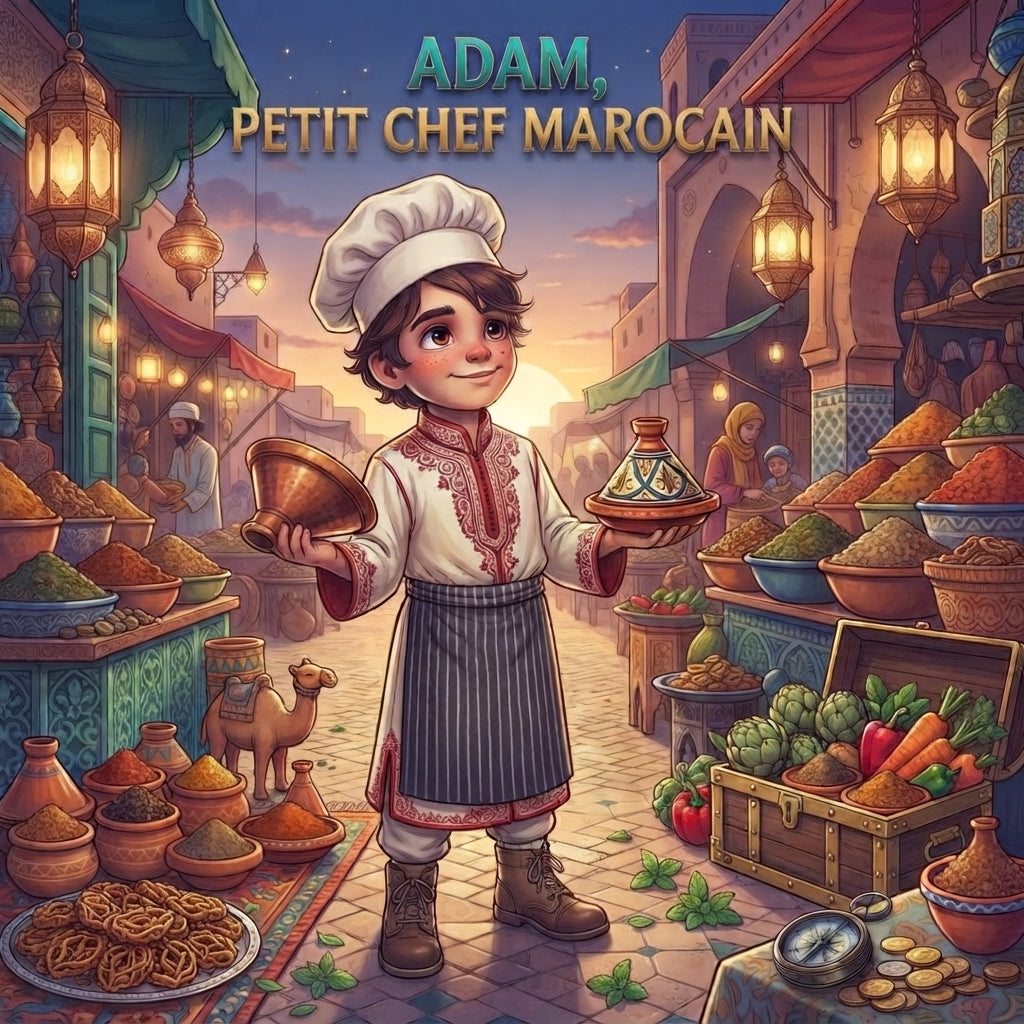 Couverture : Adam, petit chef marocain