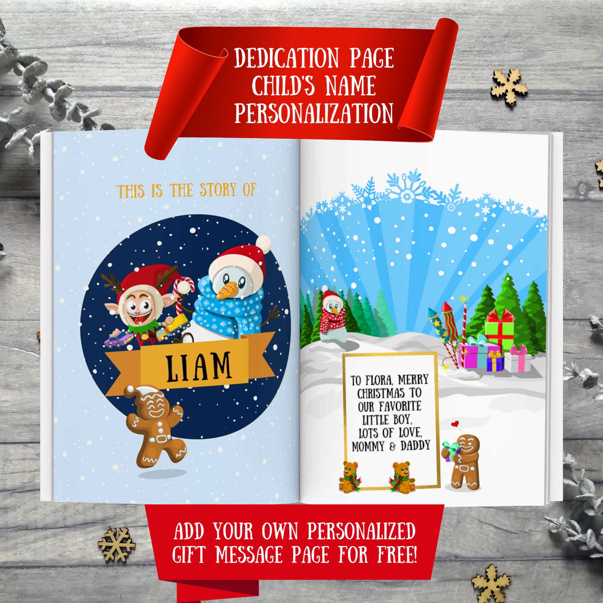 The Night Before Christmas - Personalized Children’s Book - Custom Children’s Xmas Book, a Classic Christmas Story w/child’s name