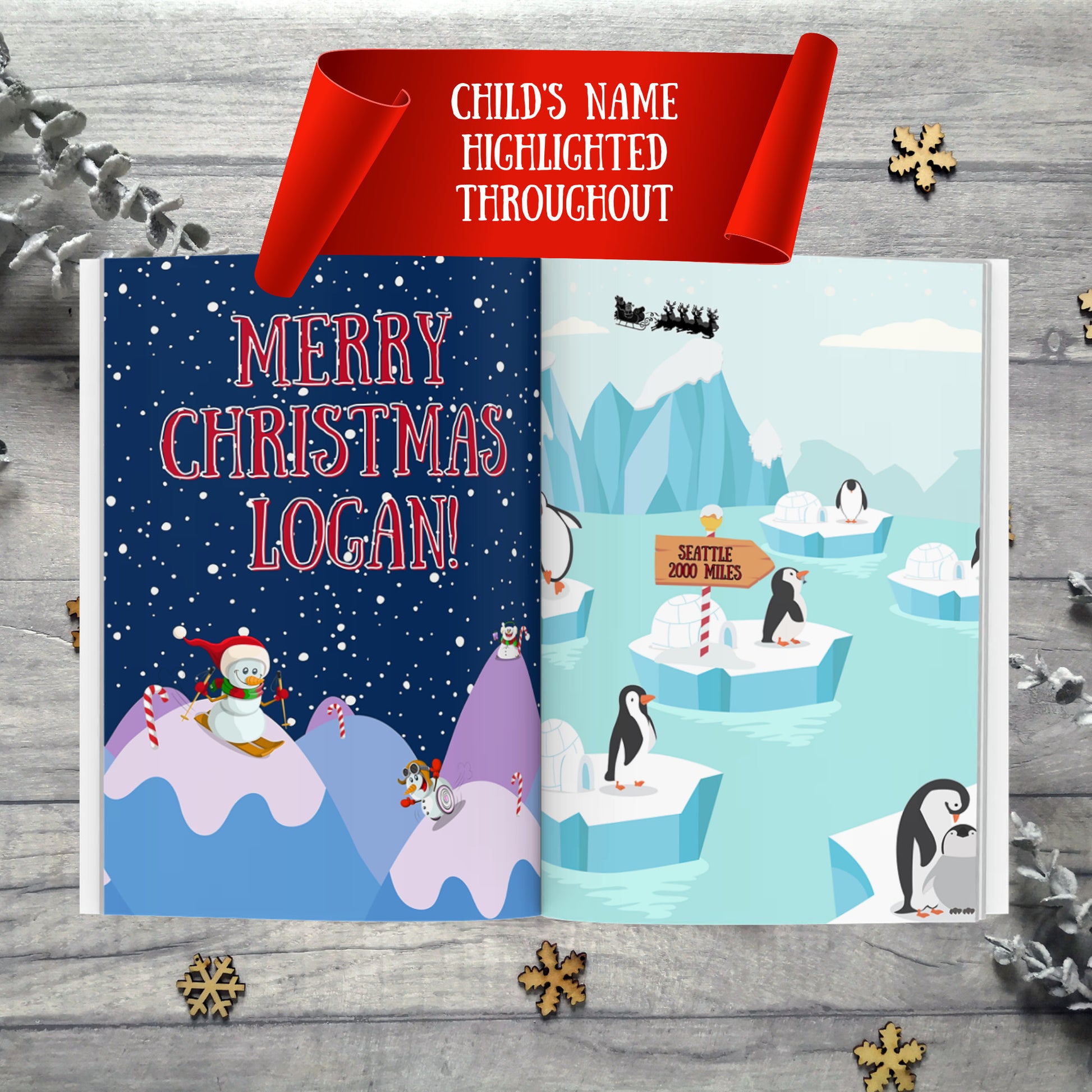 The Night Before Christmas - Personalized Children’s Book - Custom Children’s Xmas Book, a Classic Christmas Story w/child’s name