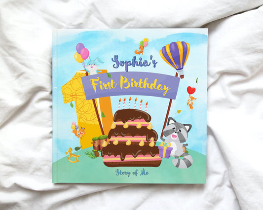 personalized first birthday book for kids