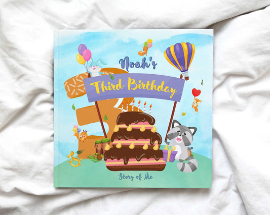 Personalized Third Birthday Book